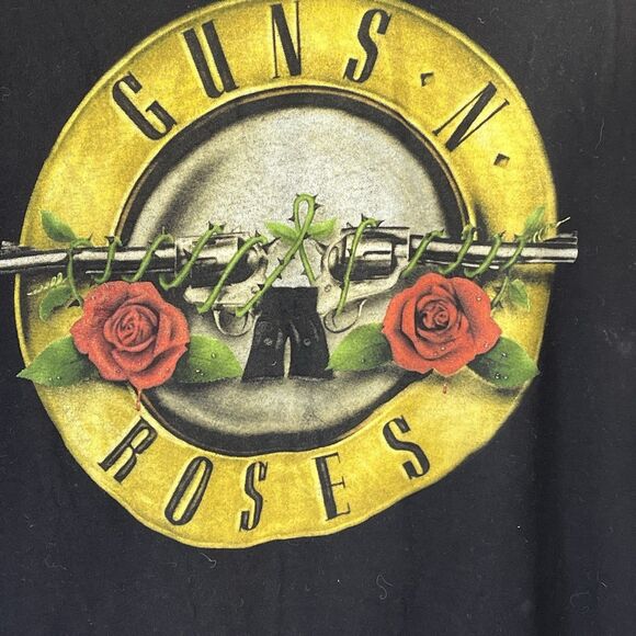 Guns N Roses Men Black Bullet Logo Rock Band T-shirt Sz   XXL‎ Pop Rock Music - Picture 2 of 5